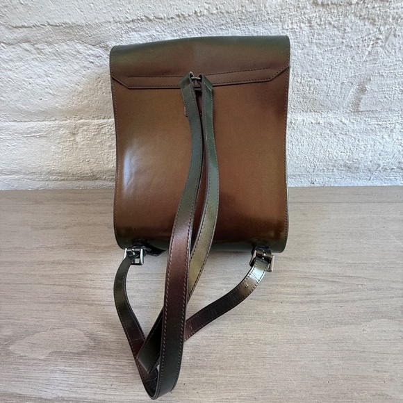 Rare! Jean Paul Gaultier V Cyber Series (from 90\'s) Leather Iridescent Backpack main image 4
